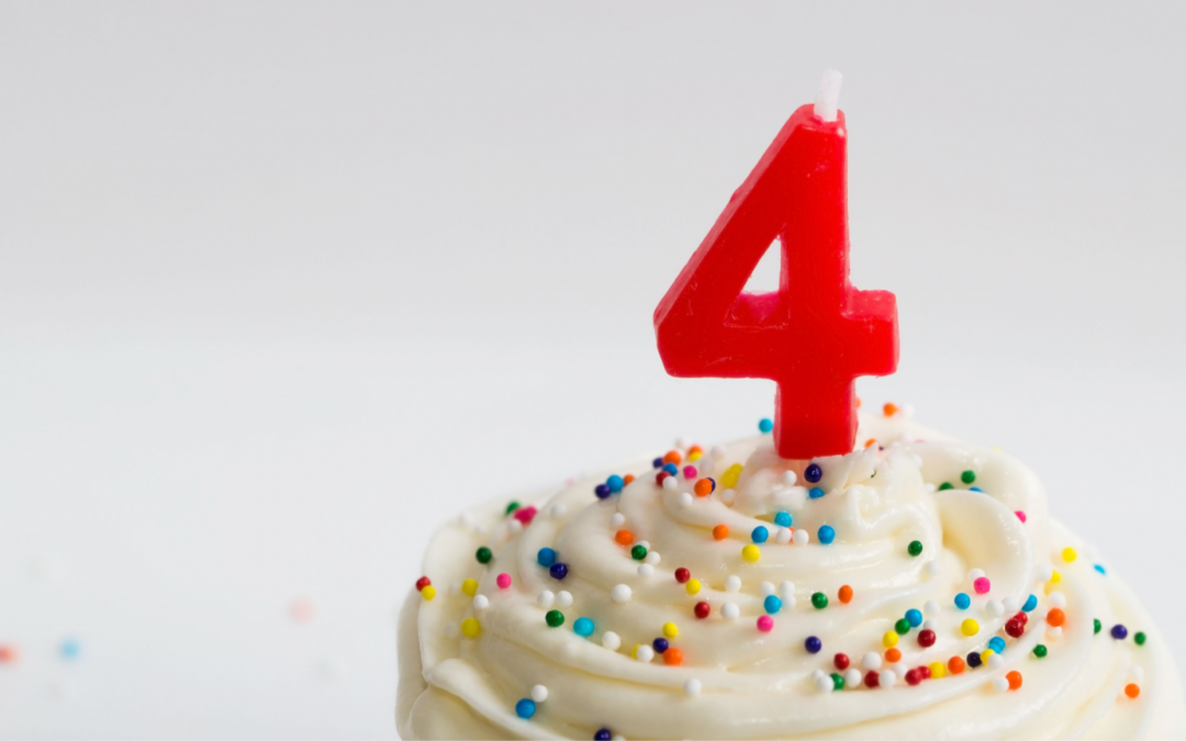 Happy 4th Birthday! 6(ish) lessons I’ve learned along the way